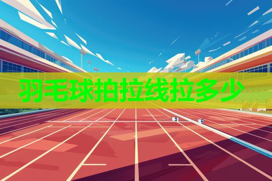 羽毛球拍拉线拉多少